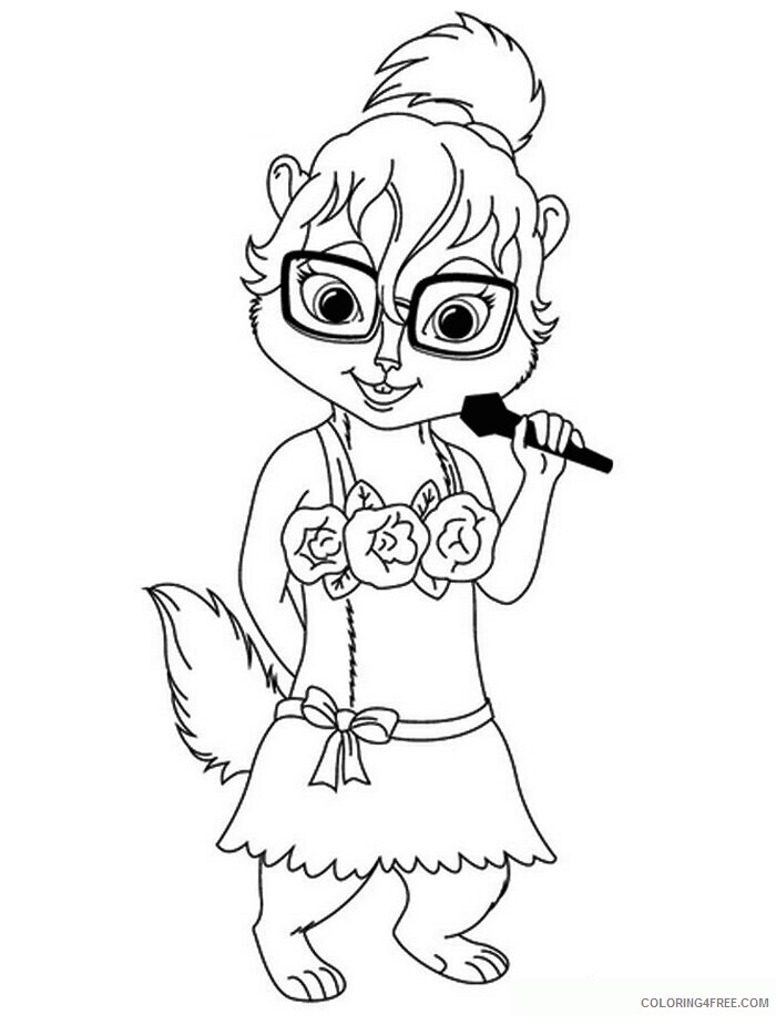 Alvin Coloring Pages Printable Sheets Alvin and the Chipmunks Singer 2021 a 5259 Coloring4free