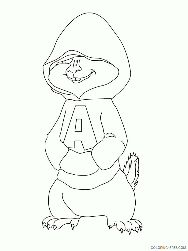 Alvin and Chipmunks Coloring Page Printable Sheets 2021 a 5078 Coloring4free