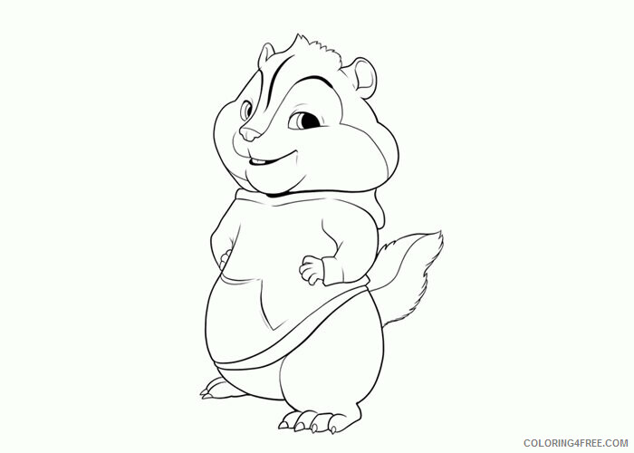 Alvin and Chipmunks Coloring Page Printable Sheets Alvin for Kids 2021 a 5075 Coloring4free