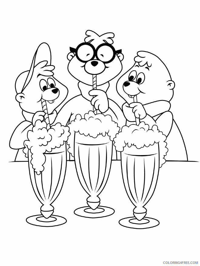 Alvin and Chipmunks Coloring Pages Printable Sheets 2021 a 5105 Coloring4free