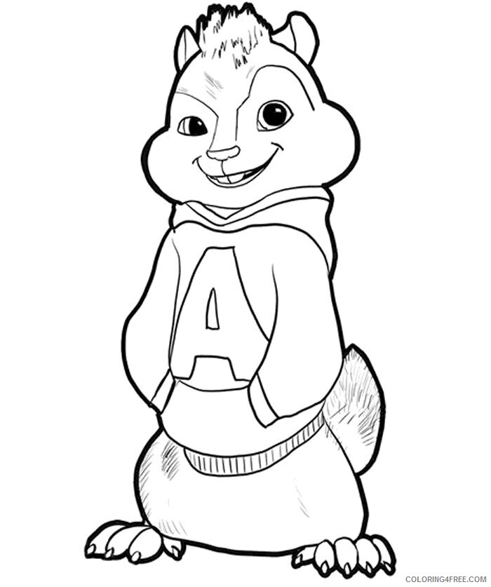 Alvin and the Chipmunks 2 Coloring Pages Free Printable Sheets 2021 a 5114 Coloring4free