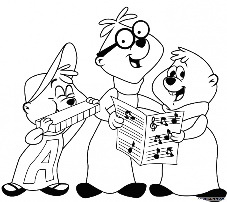 Alvin and the Chipmunks Books Printable Sheets USA NPN Booth At The 2021 a 5159 Coloring4free