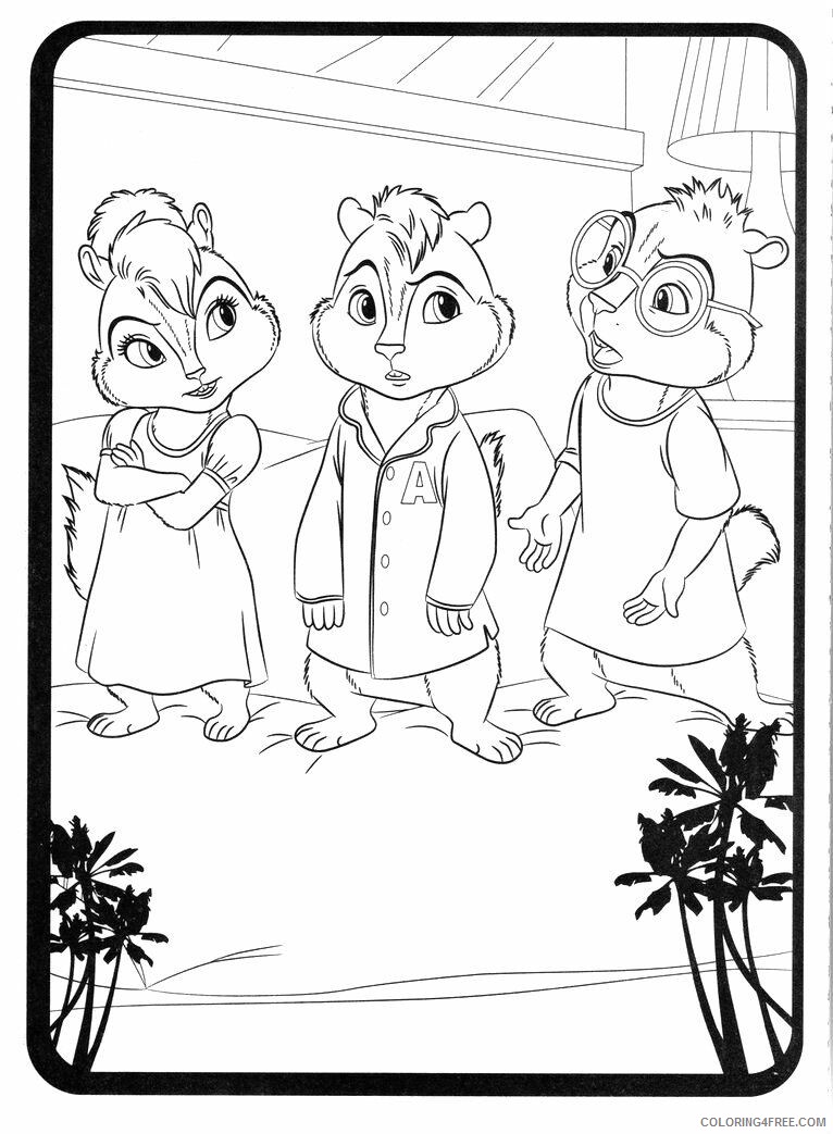 Alvin and the Chipmunks Brittany Coloring Pages Printable Sheets Baby Brittany 2021 a 5169 Coloring4free
