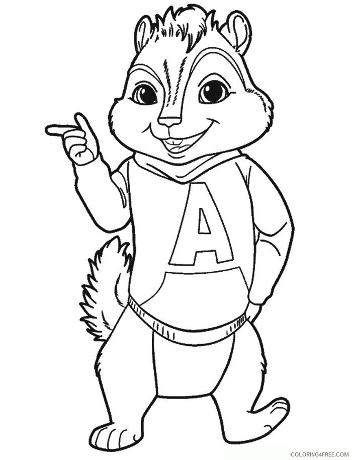 Alvin and the Chipmunks Coloring Pages Free Printable Sheets 2021 a 5213 Coloring4free