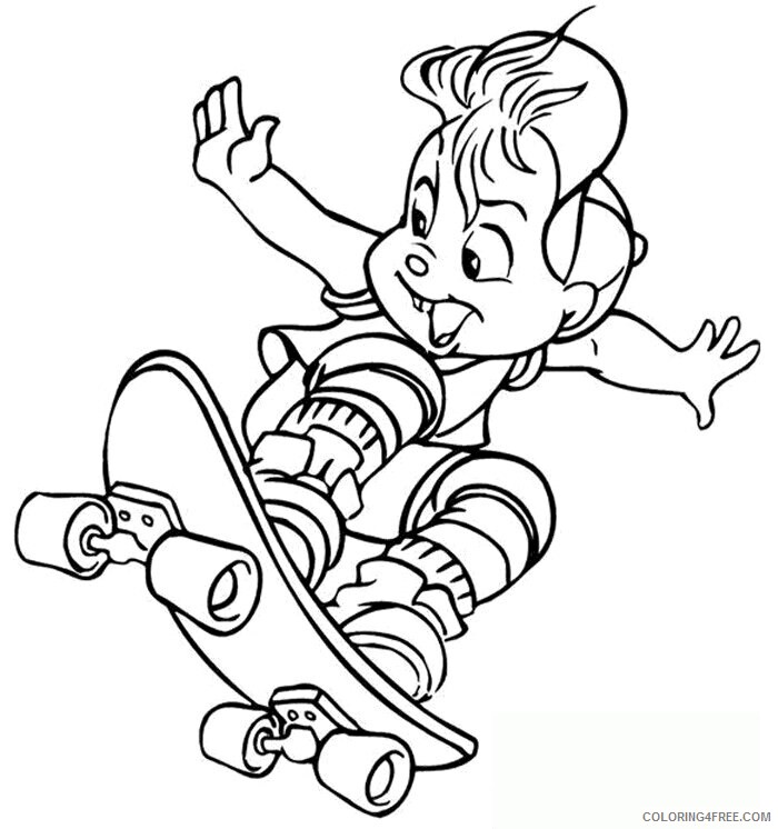 Alvin and the Chipmunks Coloring Pages Free Printable Sheets 2021 a 5216 Coloring4free