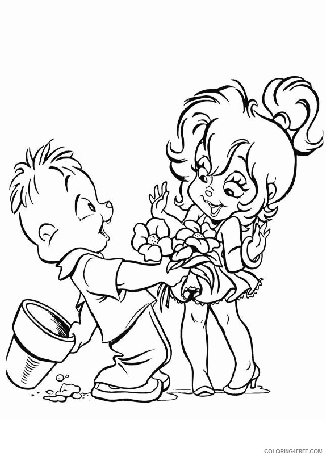 Alvin and the Chipmunks Squeakquel Coloring Pages Printable Sheets 2021 a 5245 Coloring4free