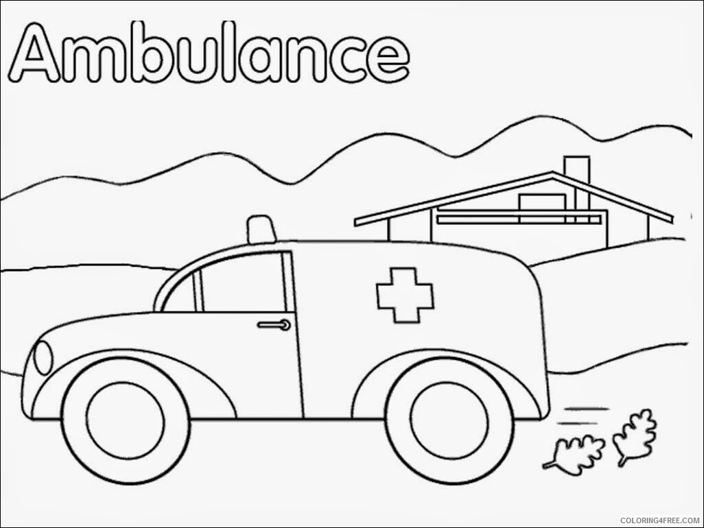Ambulance Coloring Page Printable Sheets Ambulance Page 5 jpg 2021 a 5285 Coloring4free