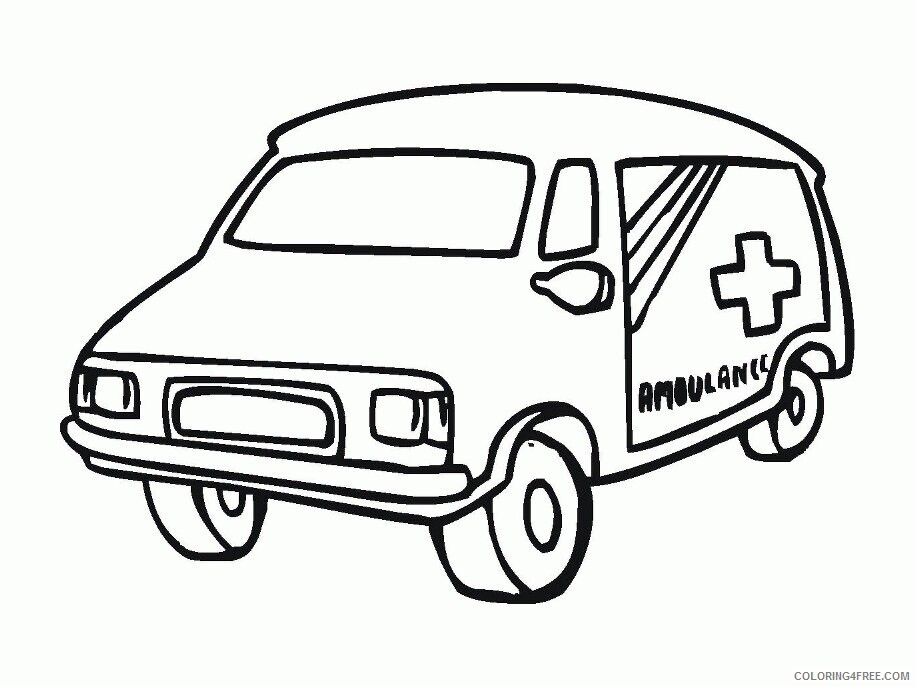 Ambulance Pictures to Color Printable Sheets Ambulances Best Coloring 2021 a 5294 Coloring4free