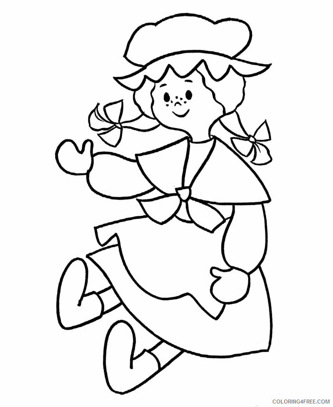 American Doll Coloring Pages Printable Sheets number six page jpg 2021 a 5311 Coloring4free