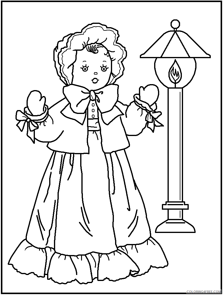 American Girl Coloring Pages Free Printable Sheets American Girl To 2021 a 5403 Coloring4free