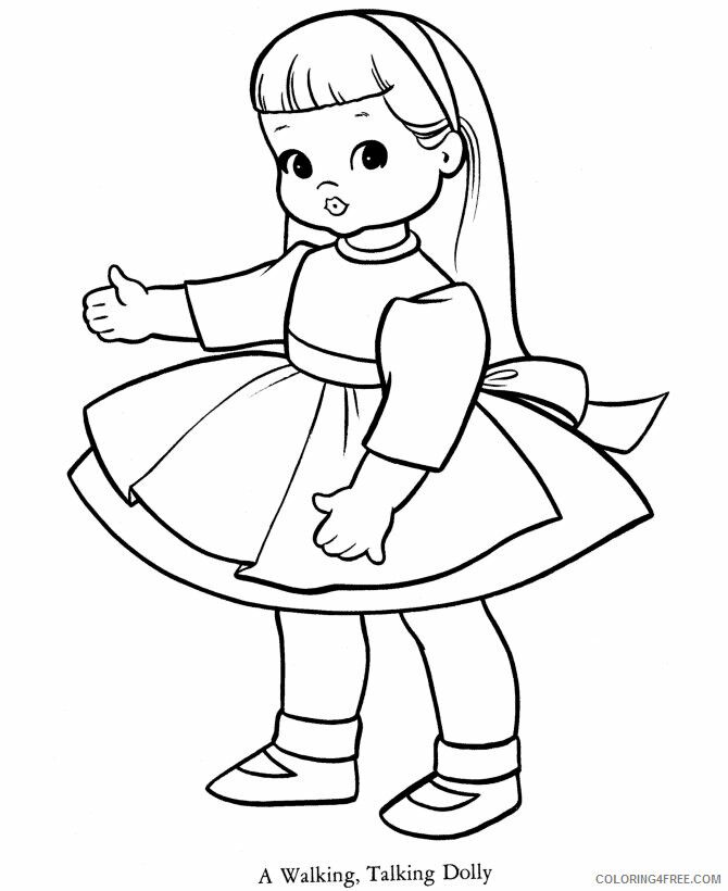 American Girl Doll Coloring Pages Printable Sheets mckenna Colouring jpg 2021 a 5429 Coloring4free