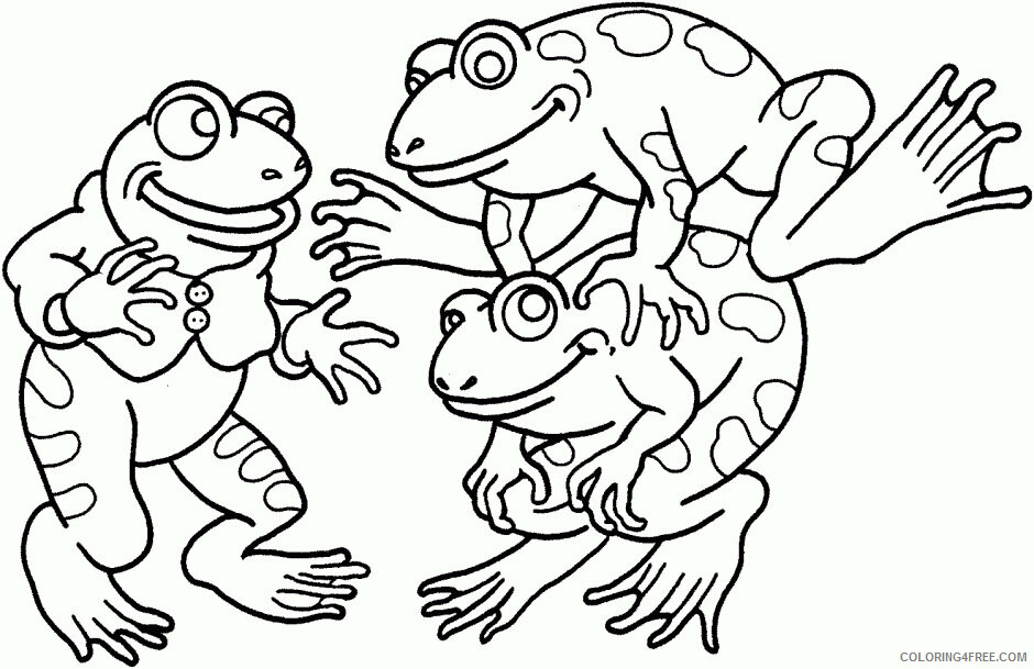 Amphibian Coloring Pages Printable Sheets Amphibian Book 2021 a 5583 Coloring4free