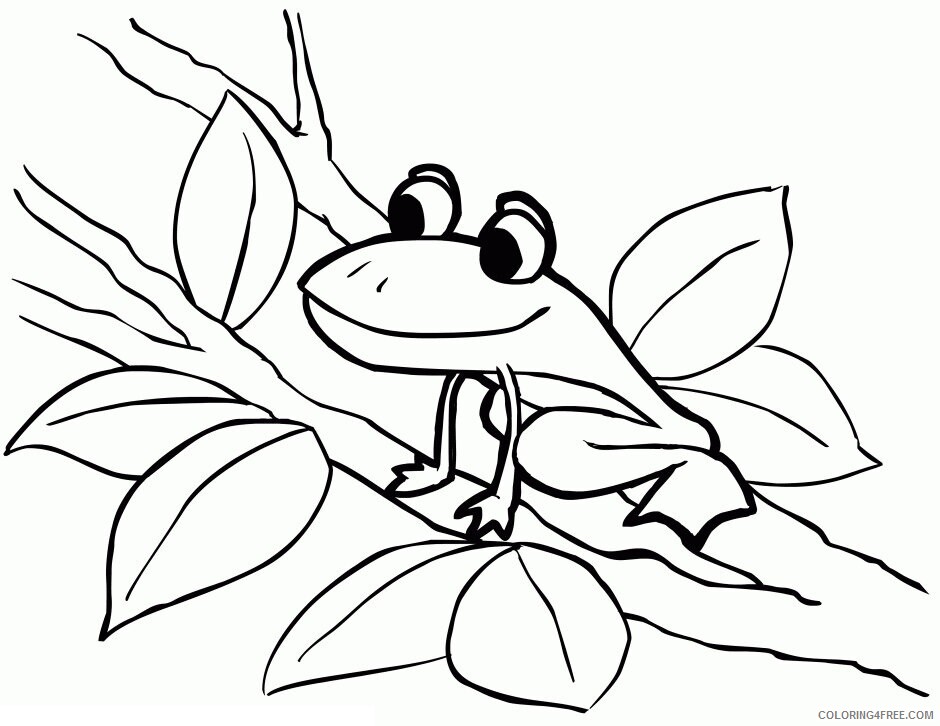 Amphibian Coloring Pages Printable Sheets Animals Amphibians And Colouring 2021 a 5586 Coloring4free