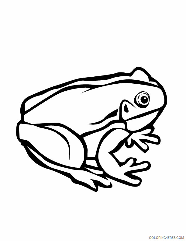 Amphibian Coloring Pages Printable Sheets Tree Frog Clipart 2021 a 5592 Coloring4free