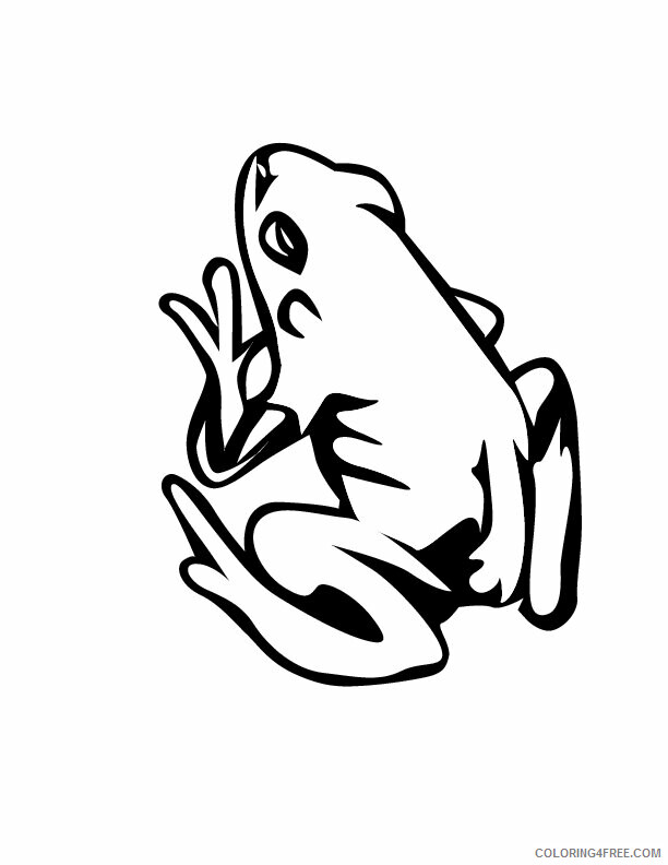 Amphibian Coloring Pages Printable Sheets eps 7 frog printable coloring 2021 a 5589 Coloring4free