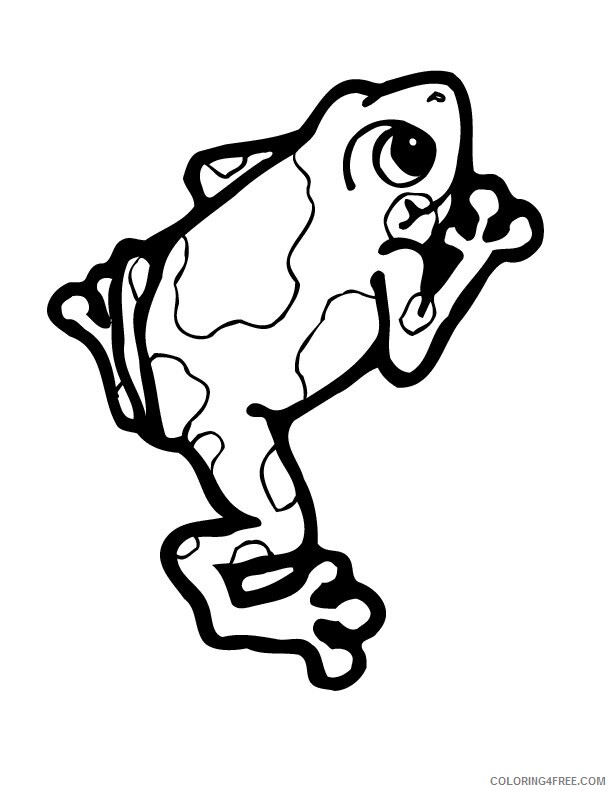 Amphibian Coloring Pages Printable Sheets treefrog004PR printable in pages 2021 a 5593 Coloring4free