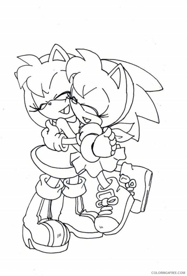 Amy Coloring Pages Printable Sheets Amy Rose HD 2021 a 5609 Coloring4free