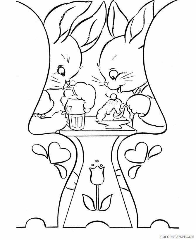 An Easter Bunny Coloring Pages Printable Sheets Easter Bunny BlueBonkers 2021 a 5660 Coloring4free