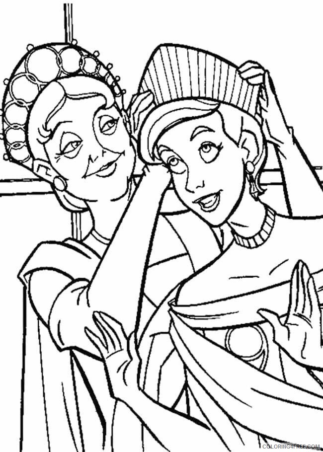Anastasia Coloring Pages Printable Sheets Disney Princess Anastasia Page 2021 a 5742 Coloring4free