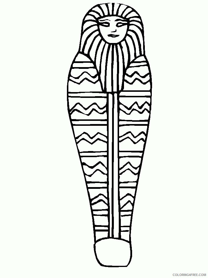 Ancient Egyptian Colors Printable Sheets King On Throne Drawing Clipart 2021 a 5851 Coloring4free