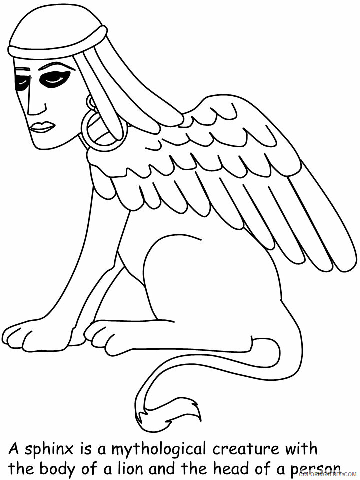 Ancient Egyptian Colors Printable Sheets Sphinx Sheet jpg 2021 a 5853 Coloring4free