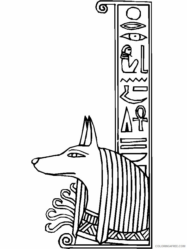 Ancient Egyptian Colors Printable Sheets ancient egypt Quoteko 2021 a 5844 Coloring4free