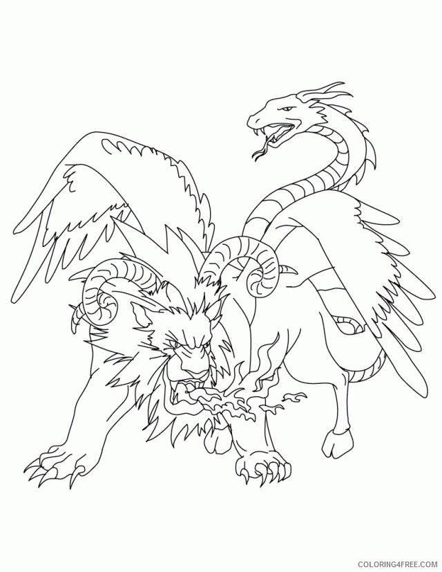 Ancient Greece Coloring Pages Printable Sheets GREEK CREATURES AND MONSTERS 2021 a Coloring4free