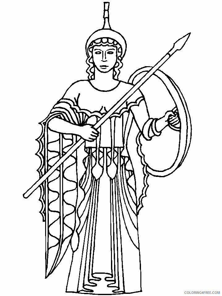 Ancient Greece Coloring Pages Printable Sheets Page Place Animal Coloring 2021 a 5862 Coloring4free