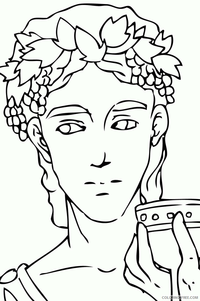 Ancient Greece Coloring Pages Printable Sheets ancient greek Colouring page 2021 a 5855 Coloring4free