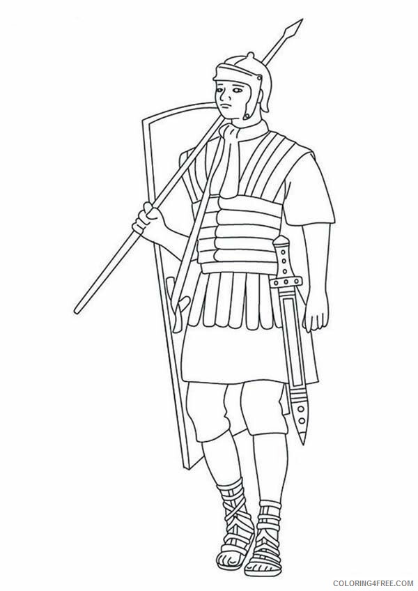 Ancient Roman War Coloring Pages Printable Sheets History Culture NetArt Part 2021 a 5886 Coloring4free