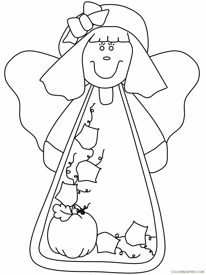 Angel Coloring Book Pages Printable Sheets Angel27 Angels 2021 a 5966 Coloring4free