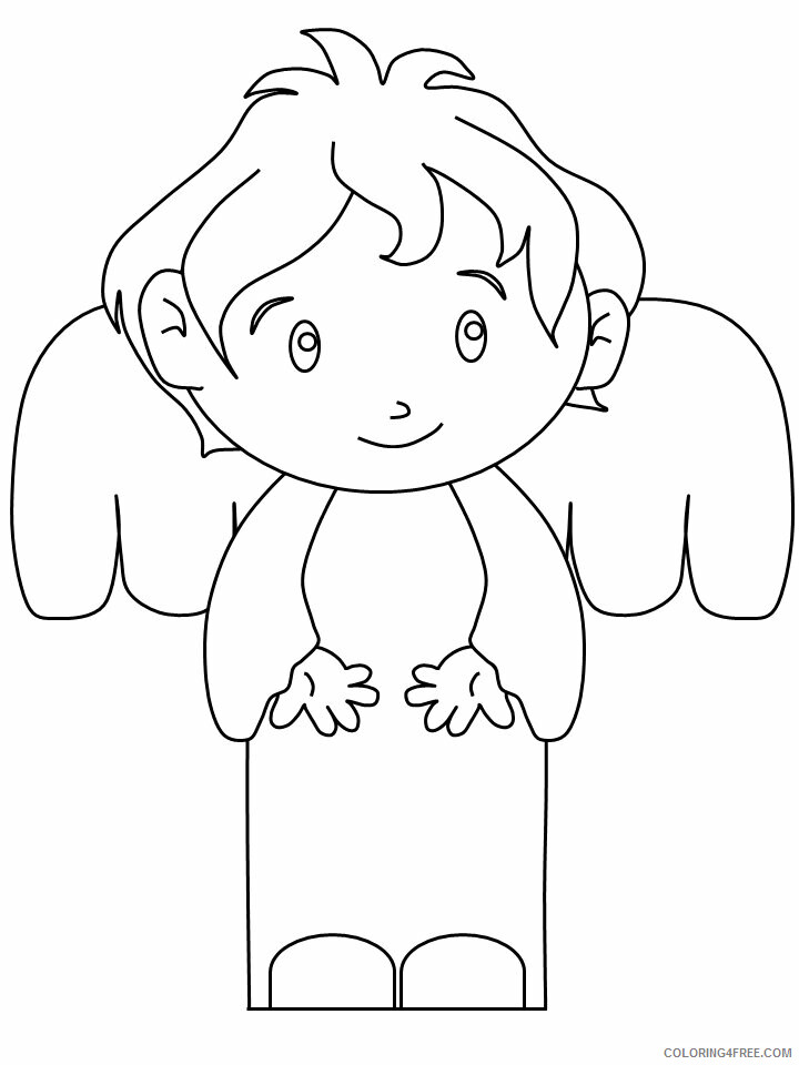 Angel Coloring Pages to Print Printable Sheets Angels Free coloring 2021 a 5999 Coloring4free