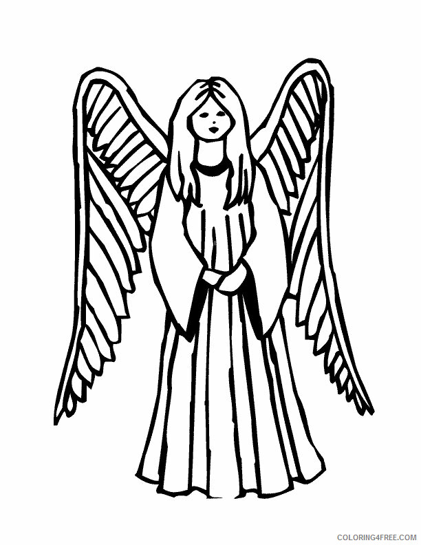 Angel Coloring Printable Sheets angel Quoteko jpg 2021 a 5936 Coloring4free