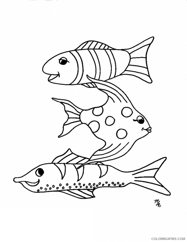 Angel Fish Drawing Printable Sheets Rainbow Fish Printables Fish Coloring 2021 a 6039 Coloring4free