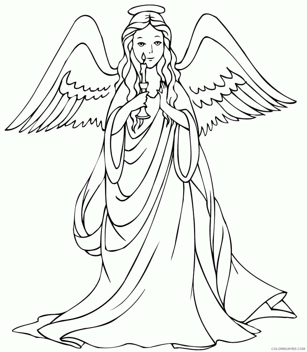 Angel Wing Coloring Page Printable Sheets Angel Wings Teens 2021 a 6077 Coloring4free