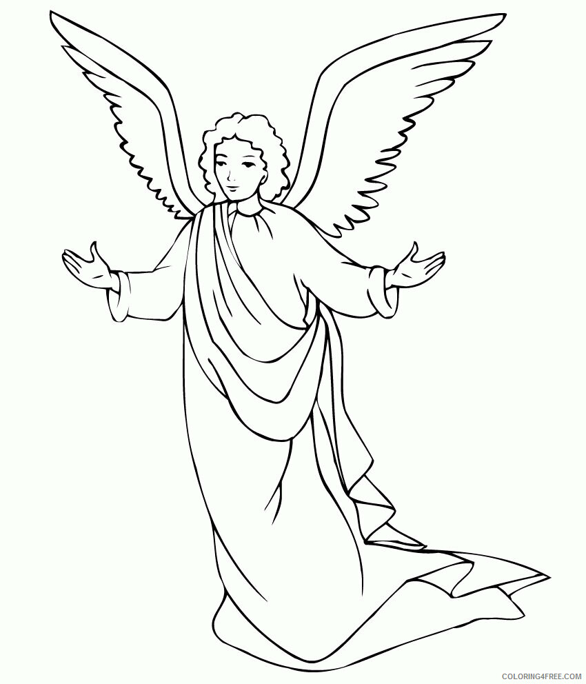 Angel Wings Coloring Pages to Print Printable Sheets Angelina Jolie Maleficent Pages 2021 a Coloring4free