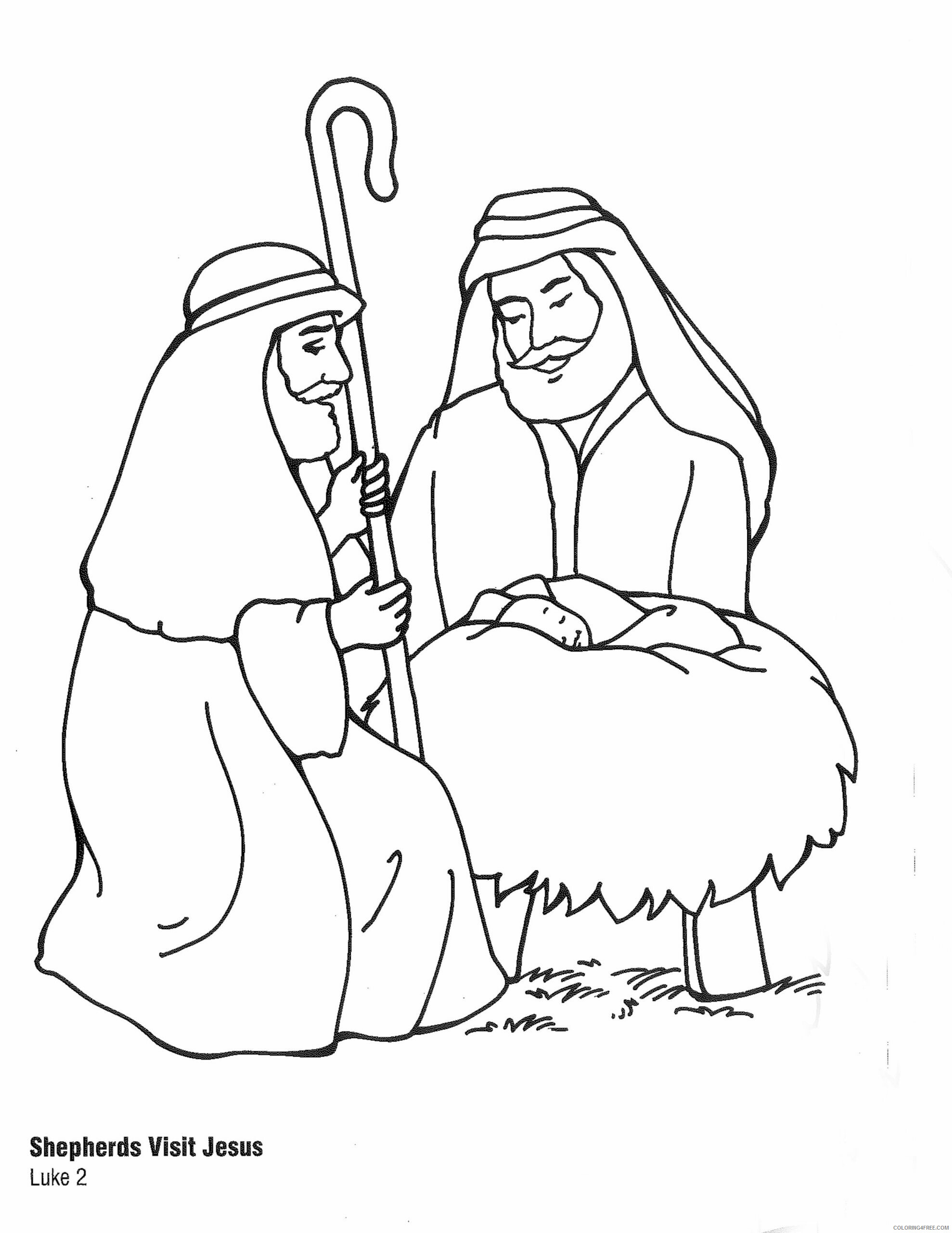 Angel and Mary Coloring Page Printable Sheets Page Angel Visits Mary 2021 a 5924 Coloring4free