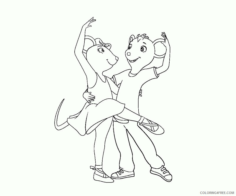 Angelina Ballerina Coloring Pages Printable Sheets angelina ballerina 1 jpg jpg 2021 a 6122 Coloring4free