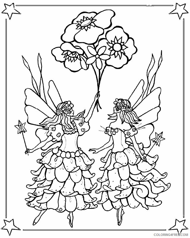 Angels Coloring Pages Printable Sheets Angel 12 Free 2021 a 6140 Coloring4free