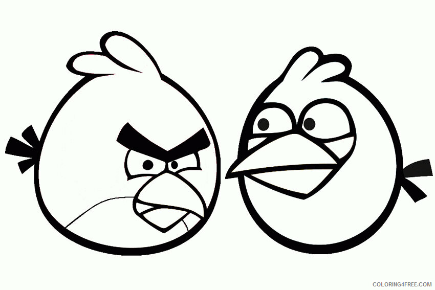 Angry Bird Coloring Page Printable Sheets Angry Birds ColoringMates 2021 a 6166 Coloring4free