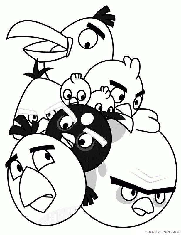 Angry Bird Coloring Page Printable Sheets Angry Birds Free Printable Coloring 2021 a 6169 Coloring4free