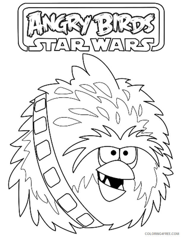 Angry Bird Coloring Pages Printable Sheets angry birds star wars 1029 2021 a 6181 Coloring4free