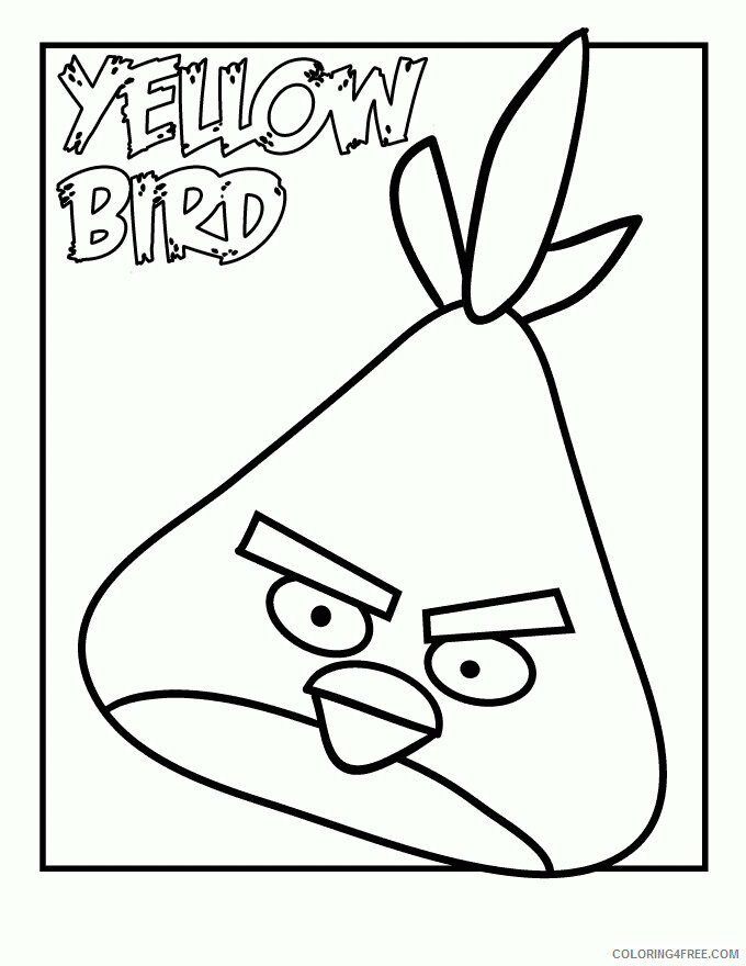 Angry Bird Coloring Sheets Printable Sheets Angry Birds 14 2021 a 6203 Coloring4free