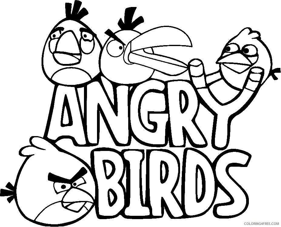 Angry Bird Colors Printable Sheets Free Printable Angry Bird Coloring 2021 a 6220 Coloring4free