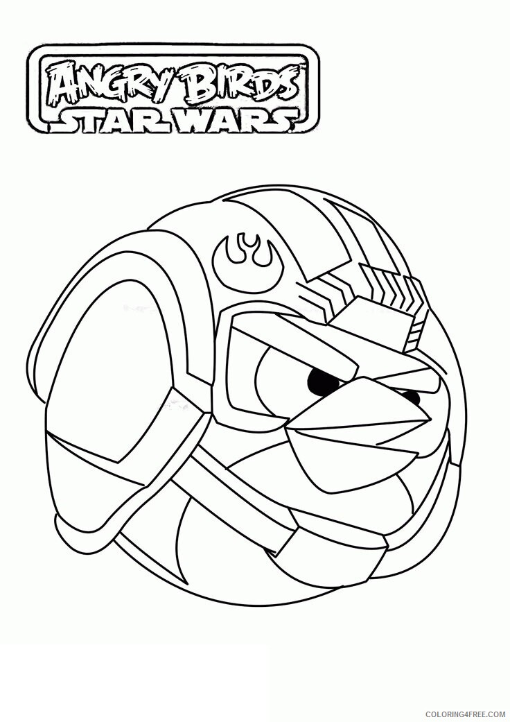 Angry Bird Colors Printable Sheets angry birds star wars coloring 2021 a 6216 Coloring4free