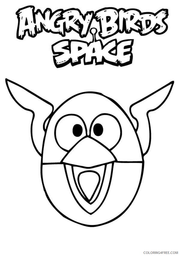 Angry Bird Space Coloring Pages Printable Sheets Angry Bird Space Page 2021 a 6233 Coloring4free