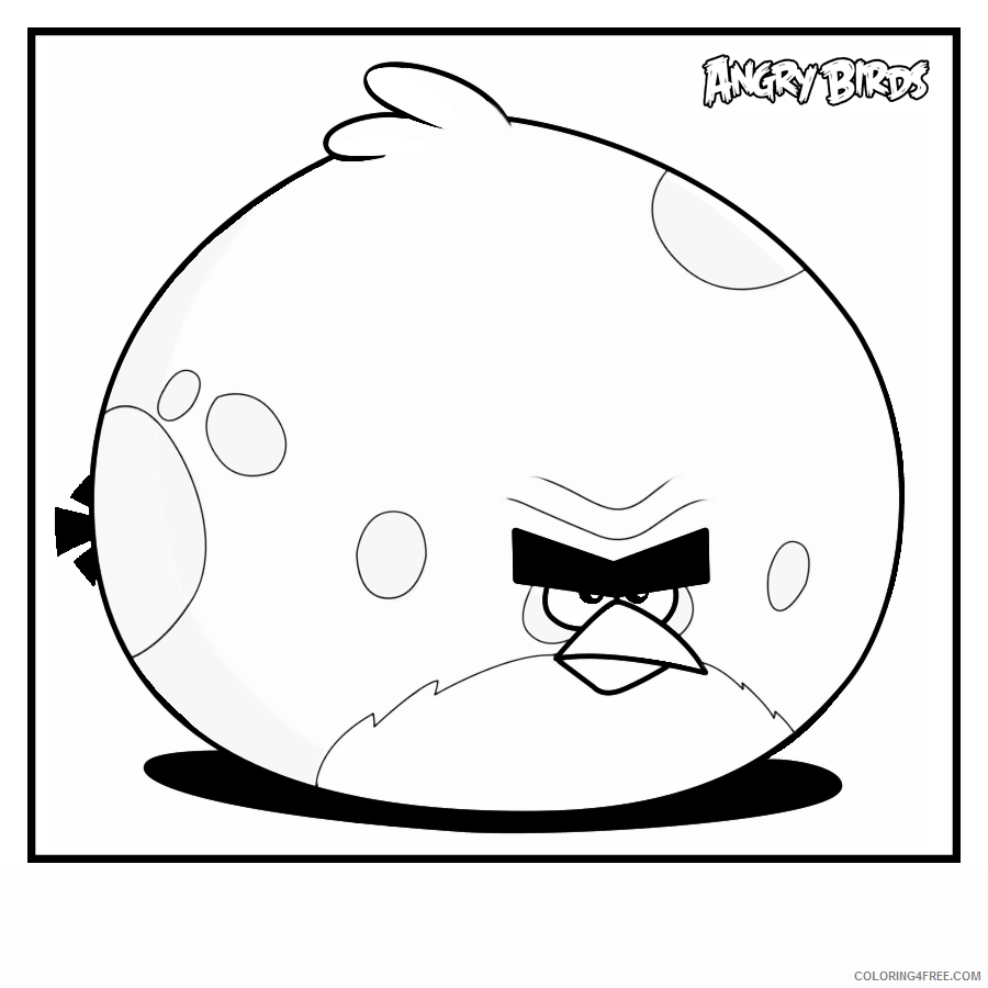 Angry Bird Terence Coloring Page Printable Sheets 11 Pics of Angry Birds 2021 a 6240 Coloring4free