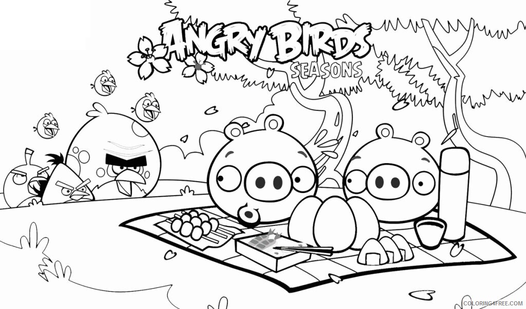 Angry Birds Coloring Online Printable Sheets Angry Birds ColoringMates 2021 a 6260 Coloring4free