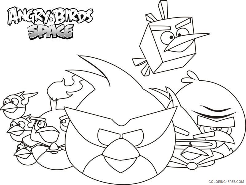 Angry Birds Coloring Online Printable Sheets Green Angry Birds Online Coloring 2021 a 6265 Coloring4free