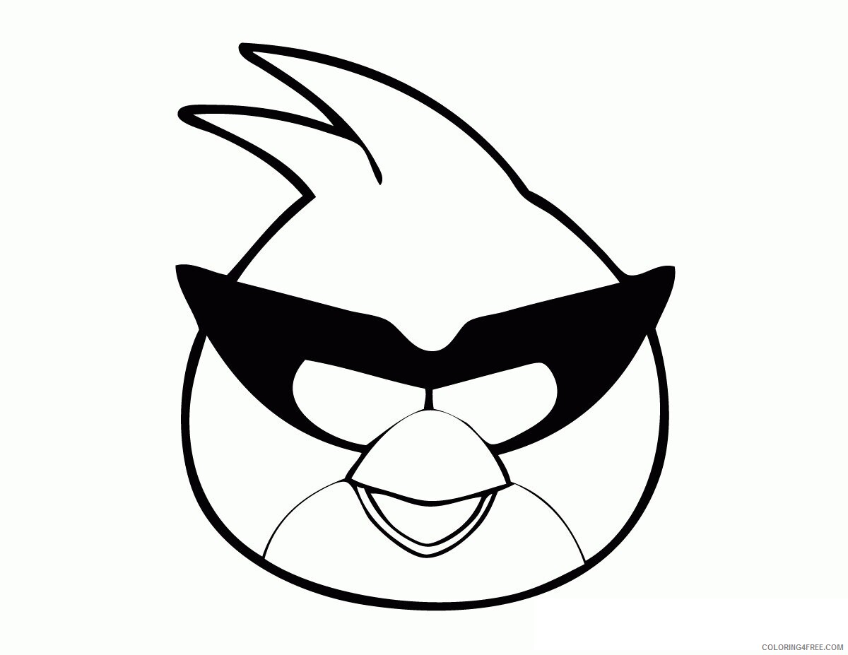 Angry Birds Coloring Pages Printable Sheets Amazing of Excellent Angry Bird 2021 a Coloring4free